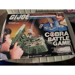 Vintage 1982 GI JOE Cobra Battle Game Platforms with Box For Parts Not Complete